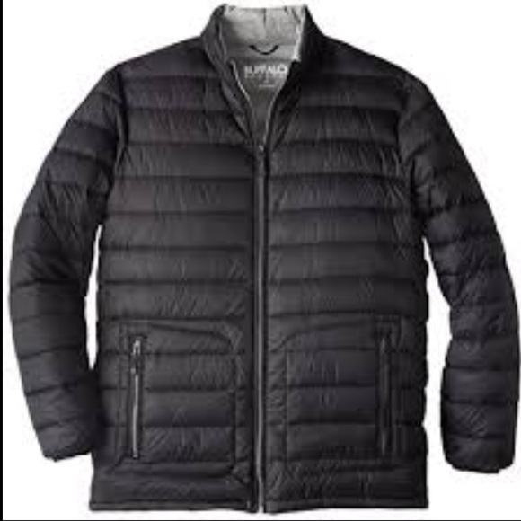 Buffalo David Bitton Black Down Puffer Jacket - Picture 2 of 7